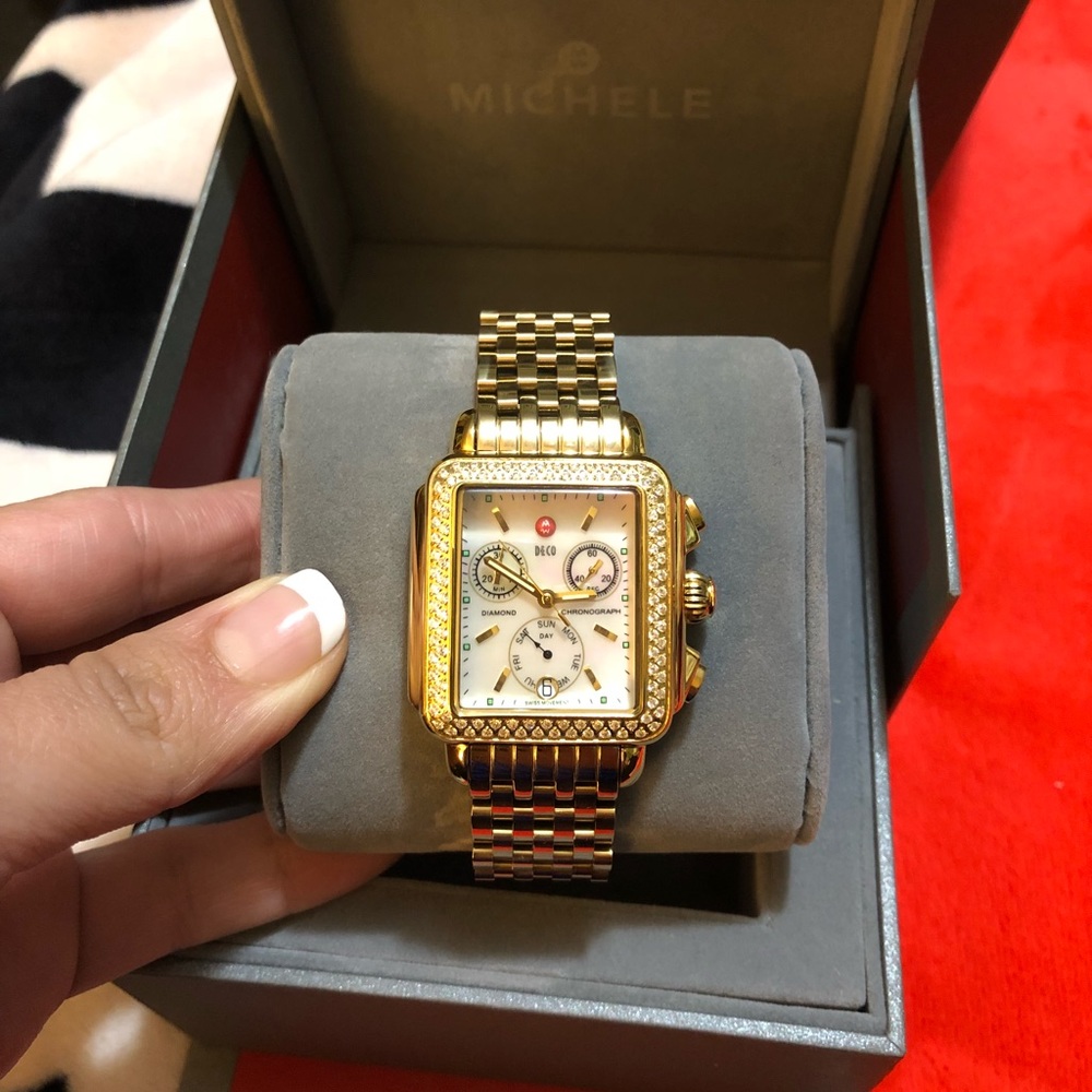Michele deco watch